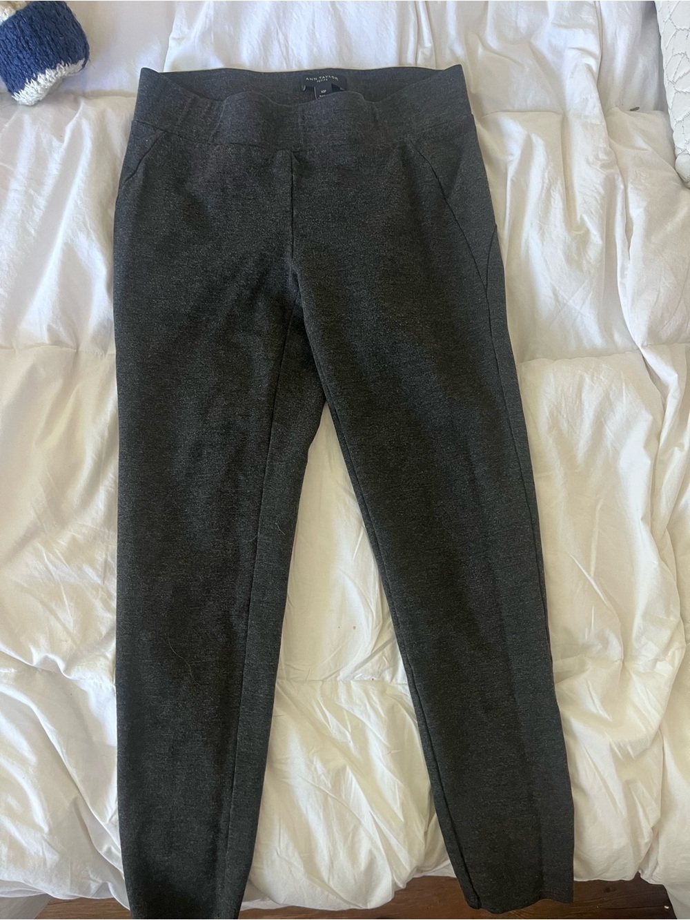 Ann Taylor Petite Seamed Ponte Leggings.